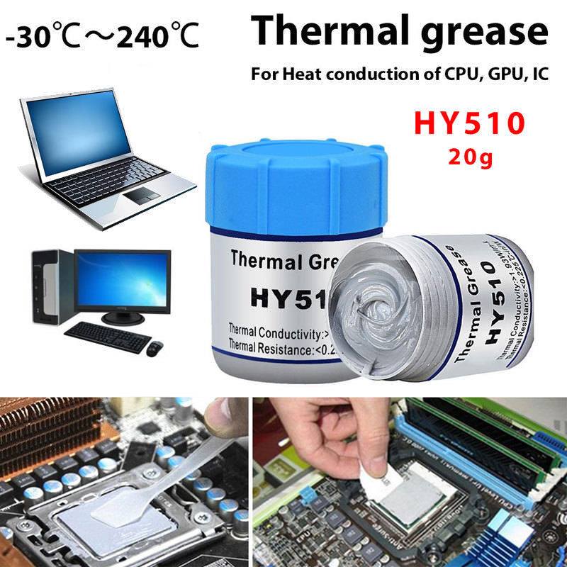 Cooling Paste Thermal Grease Cooler Heatsink CPU PC Compound LED